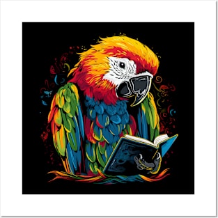 Parrot Reads Book Posters and Art